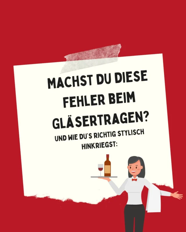 🥂 Gläser tragen wie ein Profi?
Klingt einfach – ist es auch… wenn man weiß, wie’s geht!
Wer antritt wie ein:e Gastgeber:in mit Stil, meistert auch die Details.
💡 Keine Ränder anfassen, keine Wackel-Balance und bitte nicht 6 Gläser auf einmal!

✅ Mit Übung wird’s richtig stark – und richtig sicher.

#ServiceSkills #GastroTipps #GläsertragenMitStil #HygieneIstPflicht #GastronomieAlltag #TrainLikeAPro #Teamwork #GastgeberAusLeidenschaft #GastroWissen #ServiceMitStolz